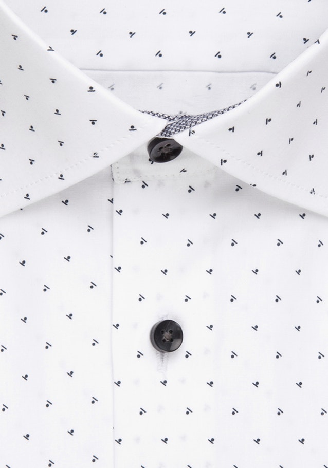 Slim Business Hemd Druck in Grau | Seidensticker Onlineshop
