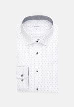Slim Business Hemd Druck in Grau |  Seidensticker Onlineshop