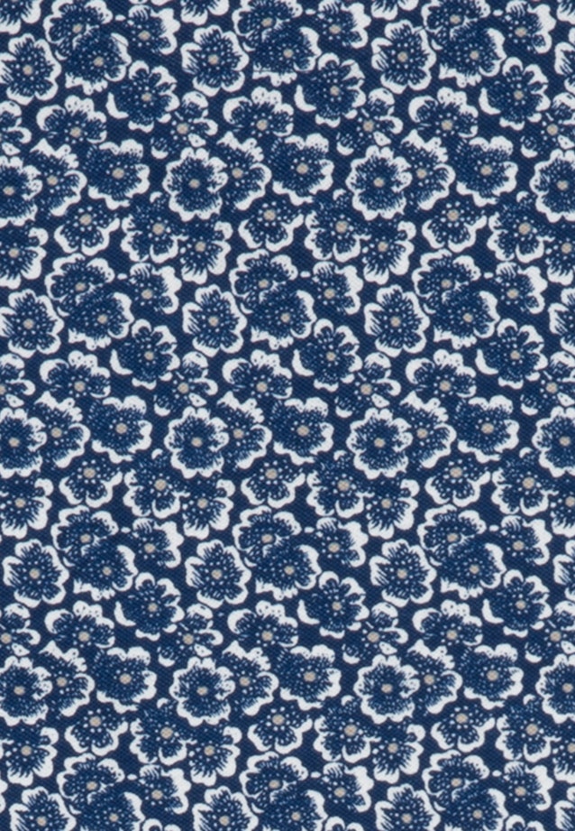 Kragen Polo-Shirt Regular fit in Mittelblau |  Seidensticker Onlineshop