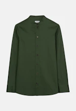 Stand collar blouse Uni in Green |  Seidensticker Onlineshop