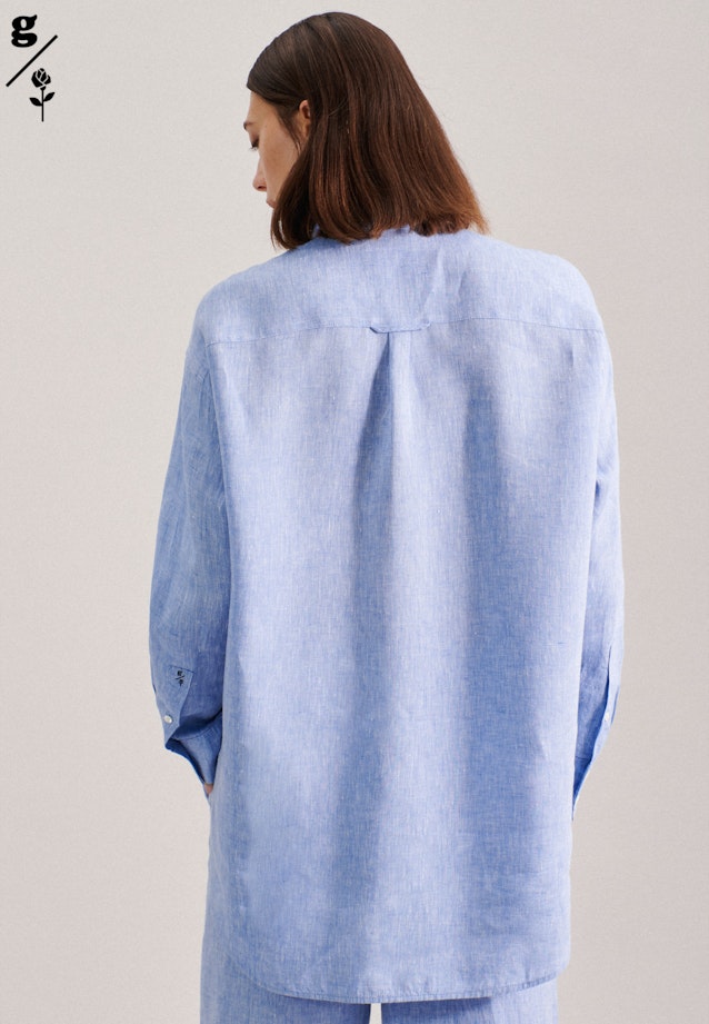 Kragen Longbluse Oversized in Dunkelblau |  Seidensticker Onlineshop