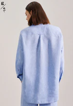 Longbluse Garnfärber in Dunkelblau |  Seidensticker Onlineshop