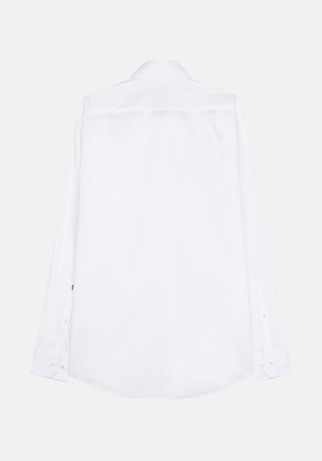 Non-iron Twill Business Shirt in Regular with Kent-Collar and extra long sleeve in White |  Seidensticker Onlineshop