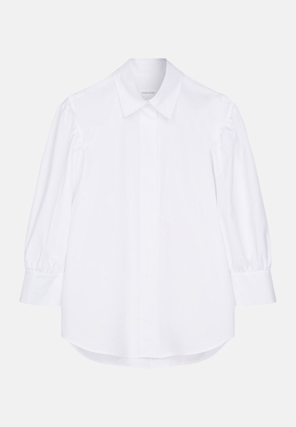Kragen Hemdbluse Regular fit in Weiß |  Seidensticker Onlineshop