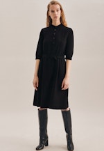Kleid Uni in Schwarz |  Seidensticker Onlineshop