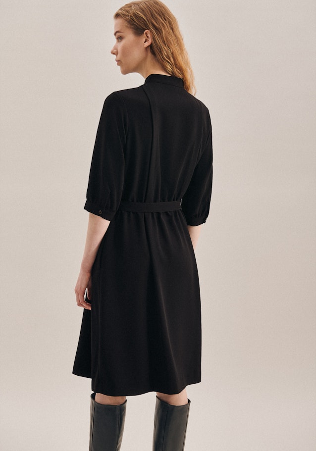 Collar Dress in Black |  Seidensticker Onlineshop