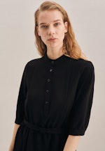 Kleid Uni in Schwarz |  Seidensticker Onlineshop