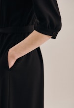 Kleid Uni in Schwarz |  Seidensticker Onlineshop