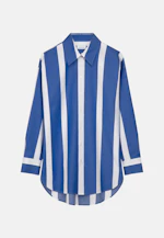 Oversized fit Longbluse Streifen in Hellblau |  Seidensticker Onlineshop