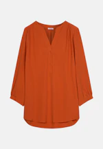 Shirt Blouse Uni in Orange |  Seidensticker Onlineshop