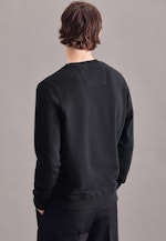 Gerader Schnitt (Normal-Fit) Pullover Uni in Schwarz |  Seidensticker Onlineshop
