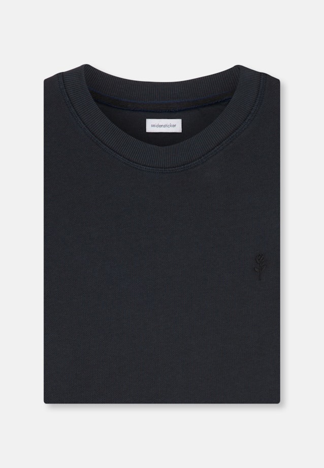 Gerader Schnitt (Normal-Fit) Pullover Uni in Schwarz |  Seidensticker Onlineshop