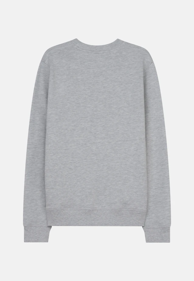 Crew Neck Pullover Uni in Grey |  Seidensticker Onlineshop
