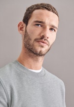 Gerader Schnitt (Normal-Fit) Pullover Uni in Grau |  Seidensticker Onlineshop