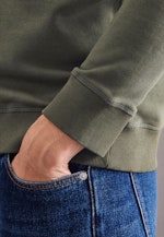 Gerader Schnitt (Normal-Fit) Pullover Uni in Grün |  Seidensticker Onlineshop