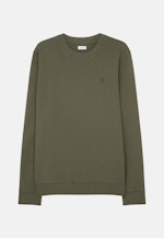 Gerader Schnitt (Normal-Fit) Pullover Uni in Grün |  Seidensticker Onlineshop