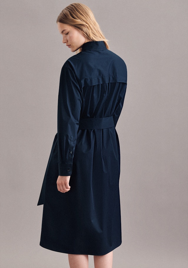 Collar Dress in Dark Blue |  Seidensticker Onlineshop