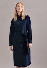 Kleid Uni in Dunkelblau |  Seidensticker Onlineshop