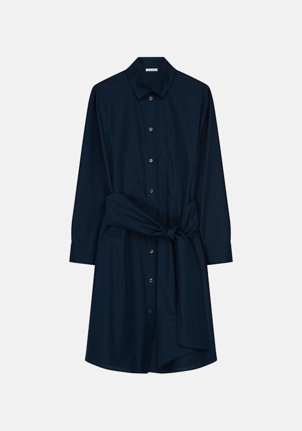 Robe Regular Manche Longue in Bleu Foncé |  Seidensticker Onlineshop