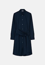 Kleid Uni in Dunkelblau |  Seidensticker Onlineshop