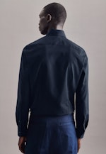 Slim Business Hemd Uni in Dunkelblau |  Seidensticker Onlineshop