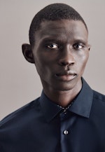 Slim Business Hemd Uni in Dunkelblau |  Seidensticker Onlineshop