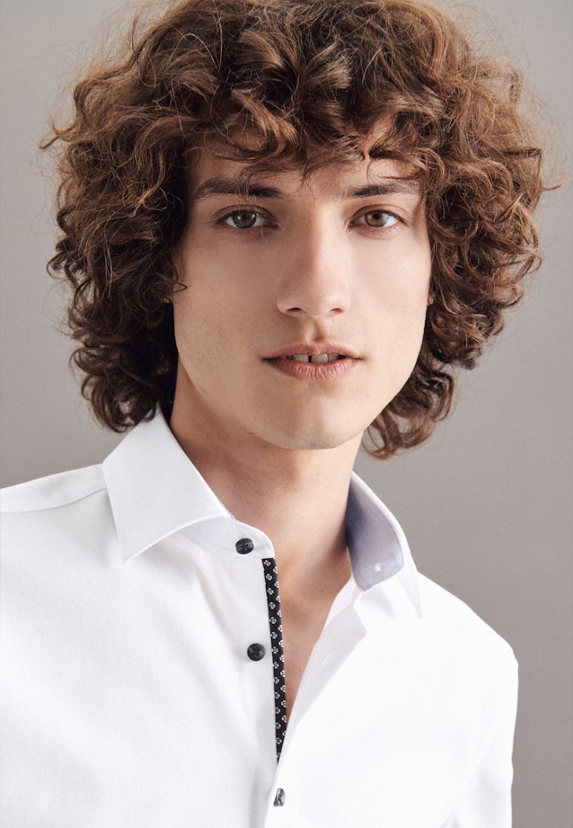 Slim Business Hemd Uni in Weiß |  Seidensticker Onlineshop