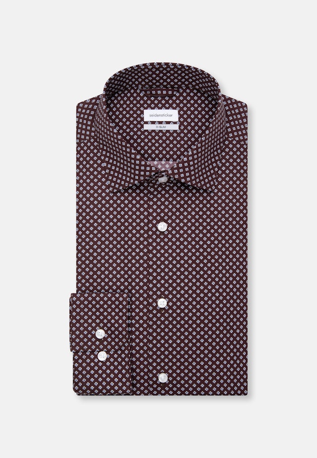 X-Slim Business Hemd Print in Rot |  Seidensticker Onlineshop