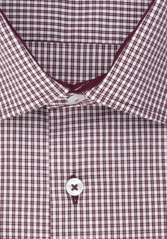 Shaped Chemise Business Carreaux in Rouge | Seidensticker Onlineshop