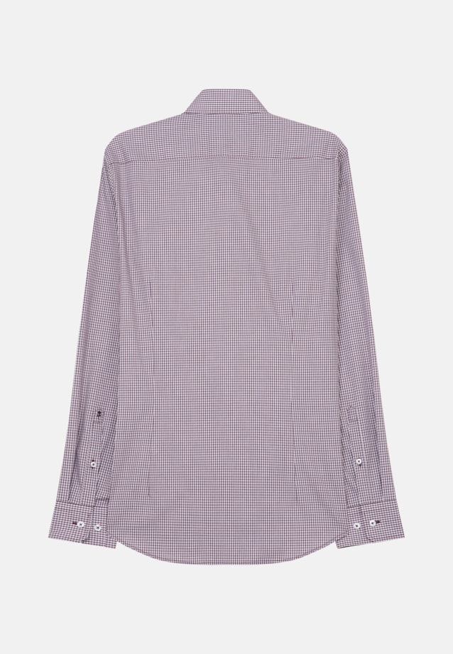 Shaped Business Hemd Karo in Rot |  Seidensticker Onlineshop