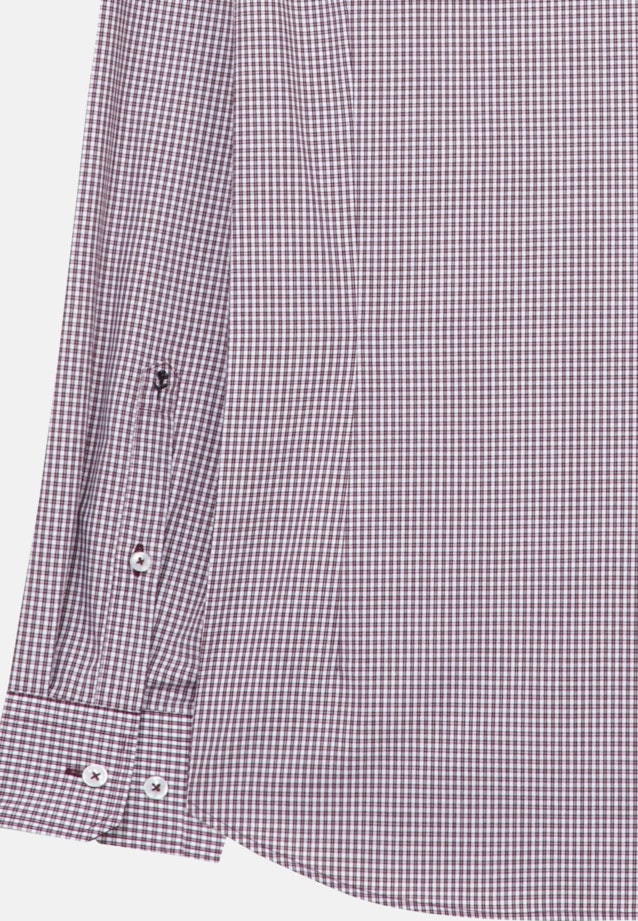 Shaped Business Hemd Karo in Rot |  Seidensticker Onlineshop