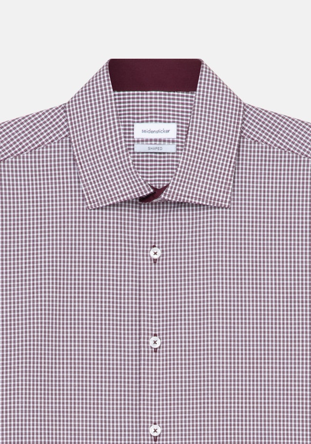 Non-iron Poplin Business Shirt in Shaped with Kent-Collar in Red |  Seidensticker Onlineshop