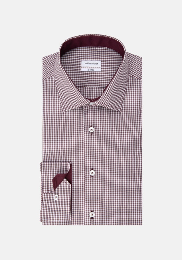 Chemise Business Shaped Popeline Col Kent in Rouge |  Seidensticker Onlineshop