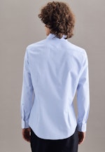 Shaped Business Hemd Karo in Hellblau |  Seidensticker Onlineshop