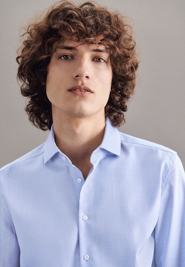 Slim Chemise Business uni in Bleu Clair |  Seidensticker Onlineshop