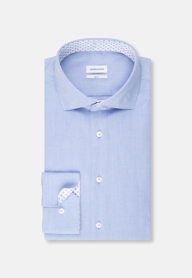 Slim Chemise Business uni in Bleu Clair |  Seidensticker Onlineshop