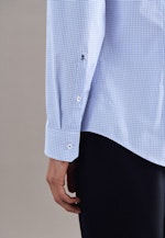 Slim Business Hemd Karo in Hellblau |  Seidensticker Onlineshop