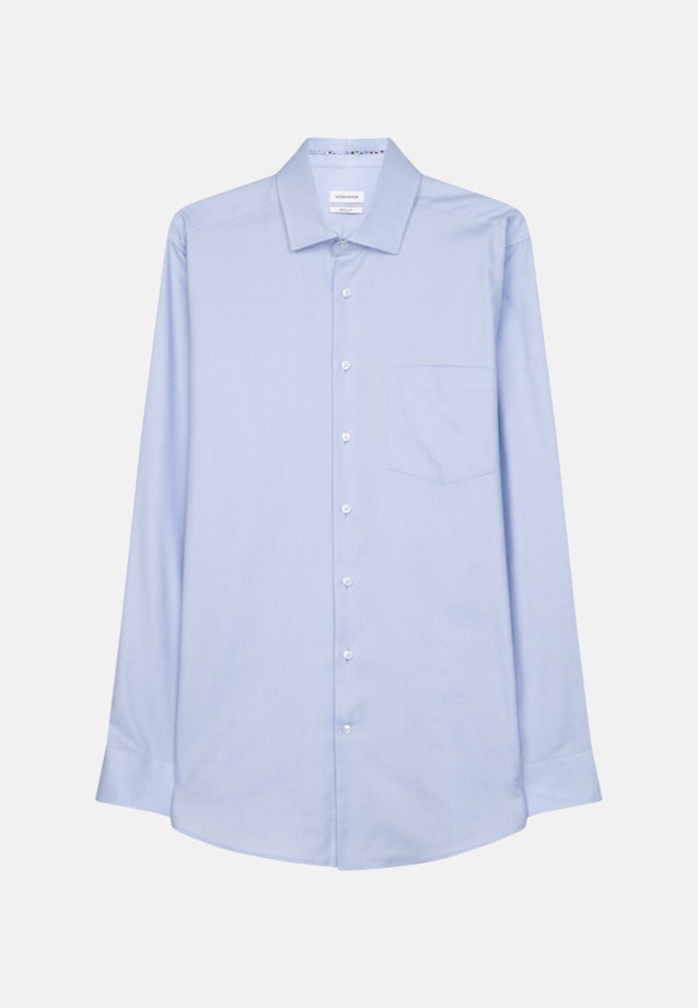 Regular Chemise Business uni in Bleu Clair |  Seidensticker Onlineshop
