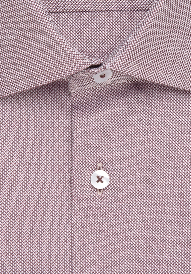 Non-iron Structure Business Shirt in Regular with Kent-Collar in Red |  Seidensticker Onlineshop