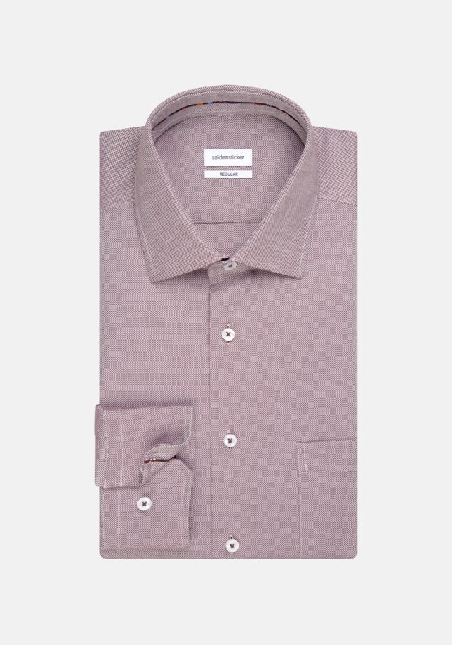 Regular Business Hemd Uni in Rot | Seidensticker Onlineshop