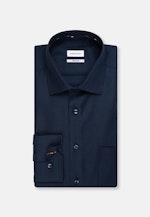 Regular Business Hemd Uni in Dunkelblau |  Seidensticker Onlineshop