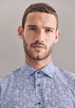 Regular Business Hemd Print in Hellblau |  Seidensticker Onlineshop