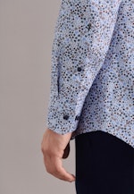 Regular Business Hemd Print in Hellblau |  Seidensticker Onlineshop