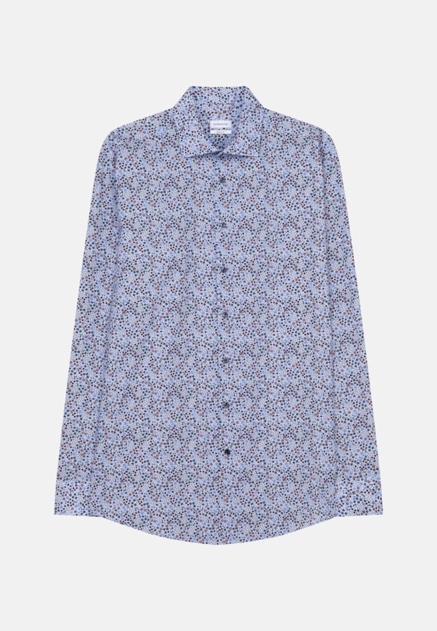 Regular Business Hemd Print in Hellblau |  Seidensticker Onlineshop