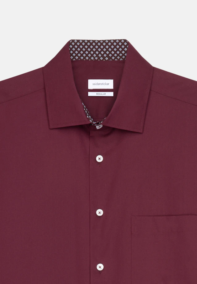 Regular Chemise Business uni in Rouge |  Seidensticker Onlineshop