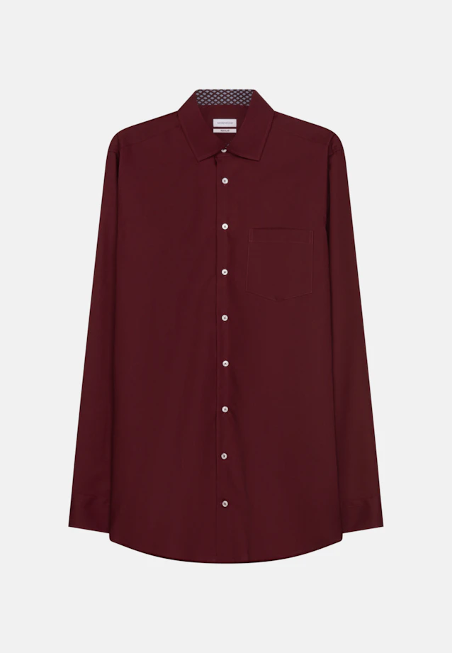 Regular Chemise Business uni in Rouge |  Seidensticker Onlineshop