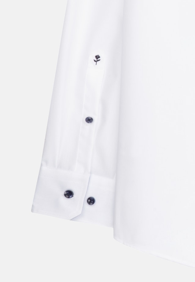 Regular Business Shirt Plain in White |  Seidensticker Onlineshop