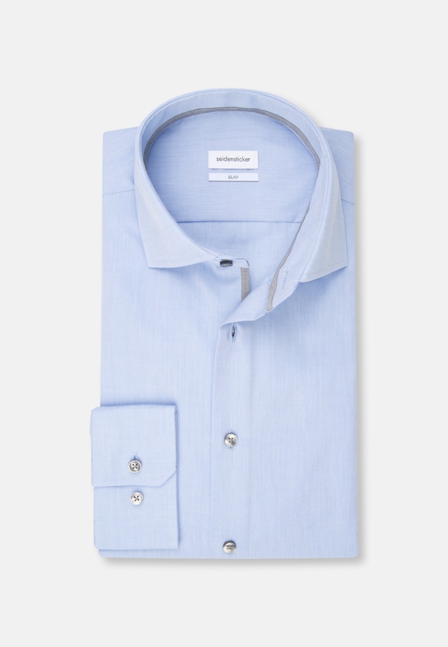 Slim Chemise d'affaires Uni in Bleu Clair |  Seidensticker Onlineshop