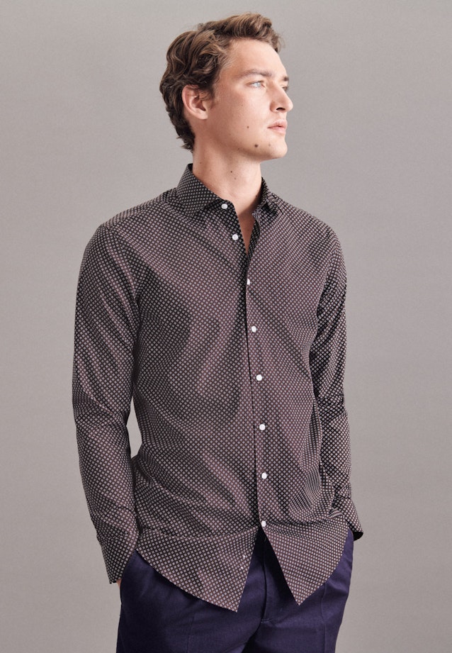 Business Shirt in Regular with Kent-Collar in Red |  Seidensticker Onlineshop