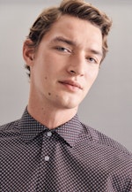 Regular Business Hemd Print in Rot |  Seidensticker Onlineshop